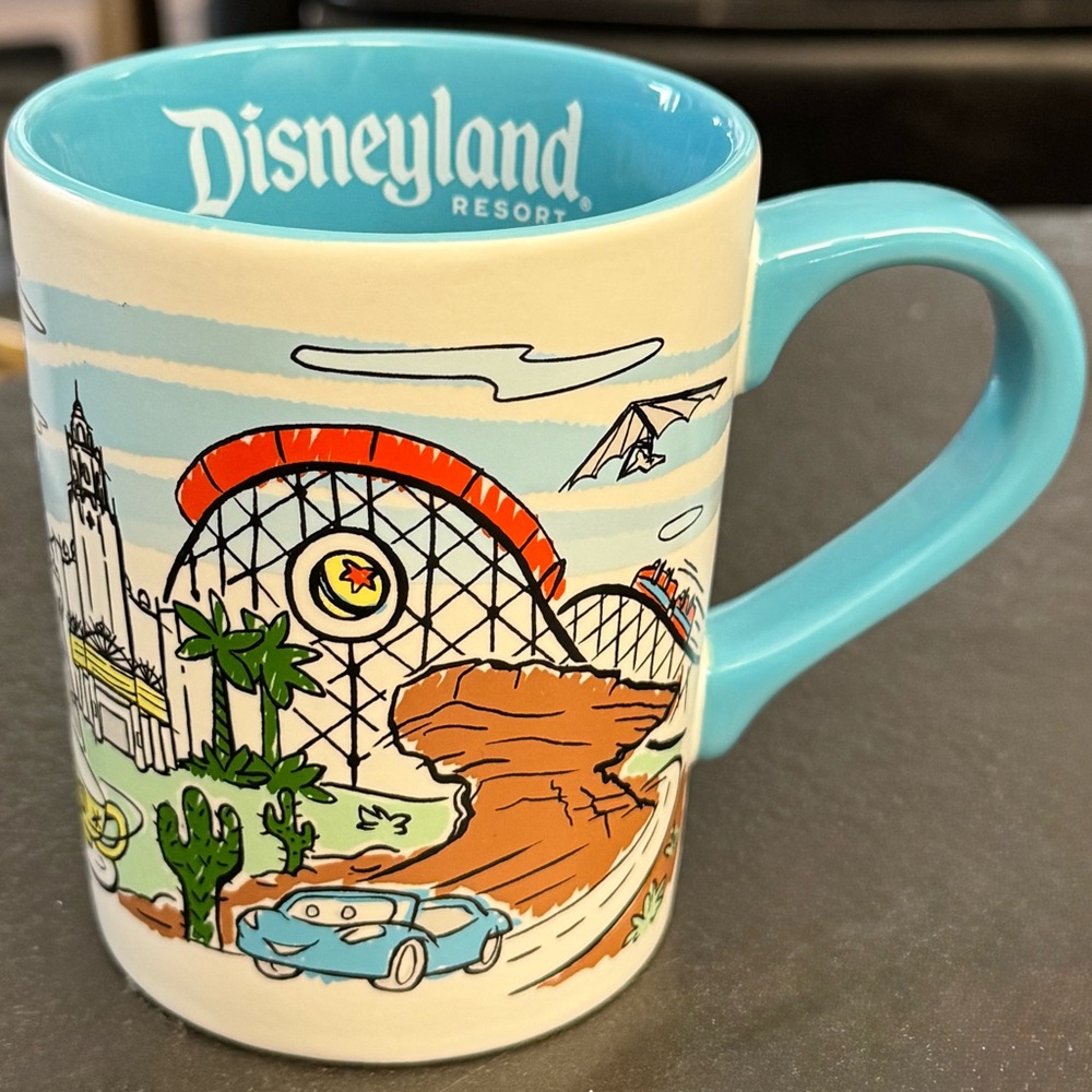 Vintage Disneyland 4 Parks Skyline Theme Coffee Mug